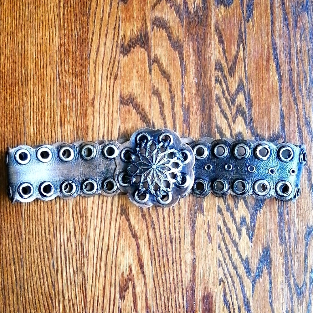 OOAK Leather Belt Size Small-Medium